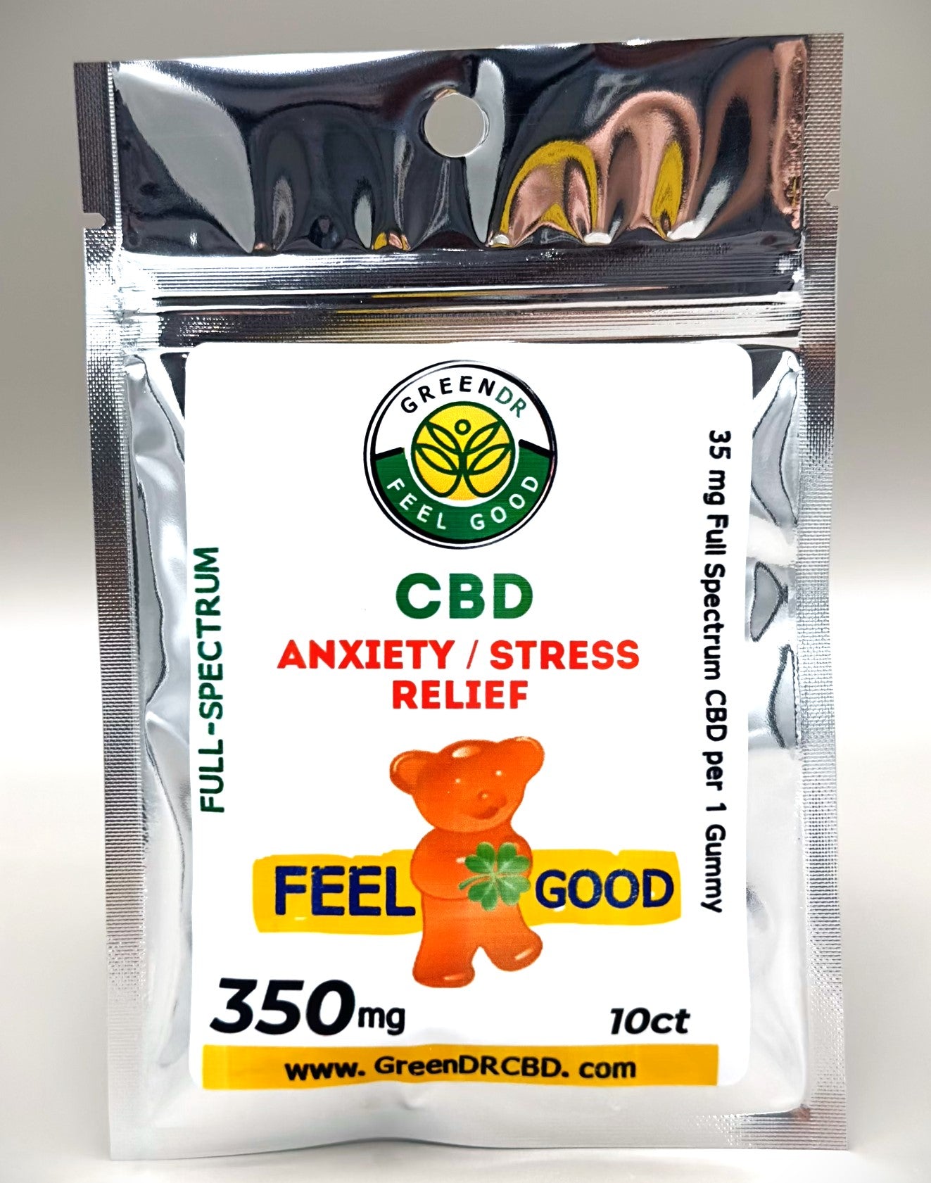 CBD LIVE RESIN Anxiety stress relieve gummies - The Original Green DR CBD