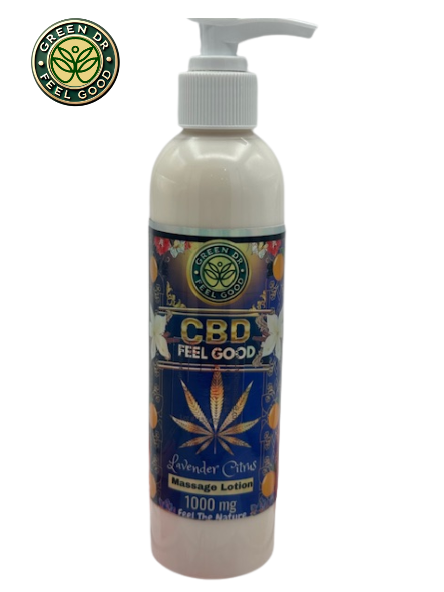 CBD Massage lotion 1000 mg CBD - The Original Green DR CBD