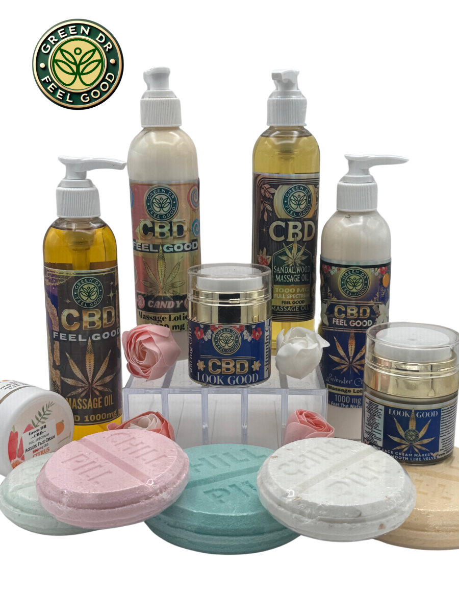 CBD Massage lotion 1000 mg CBD - The Original Green DR CBD