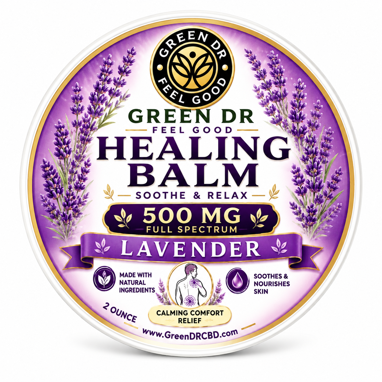 Calming CBD Healing Salve (500mg) is a Full Spectrum CBD Topical designed to support muscle comfort, joint relief, and everyday recovery.