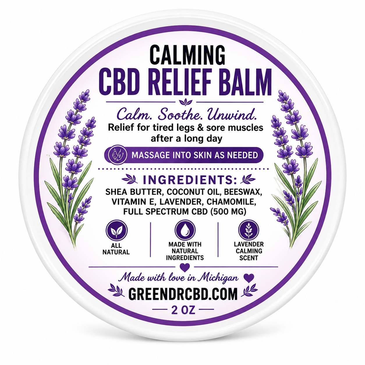 CBD Pain Relief Salve 500mg | Green DR Feel Good