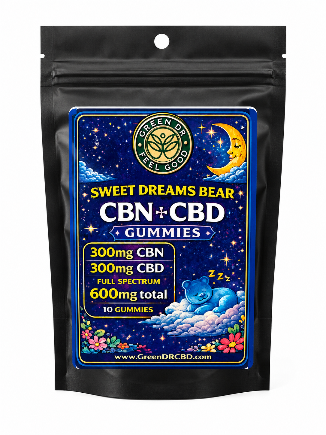 CBN + CBD Sweet Dreams Gummies - Deep, Restorative Sleep Support