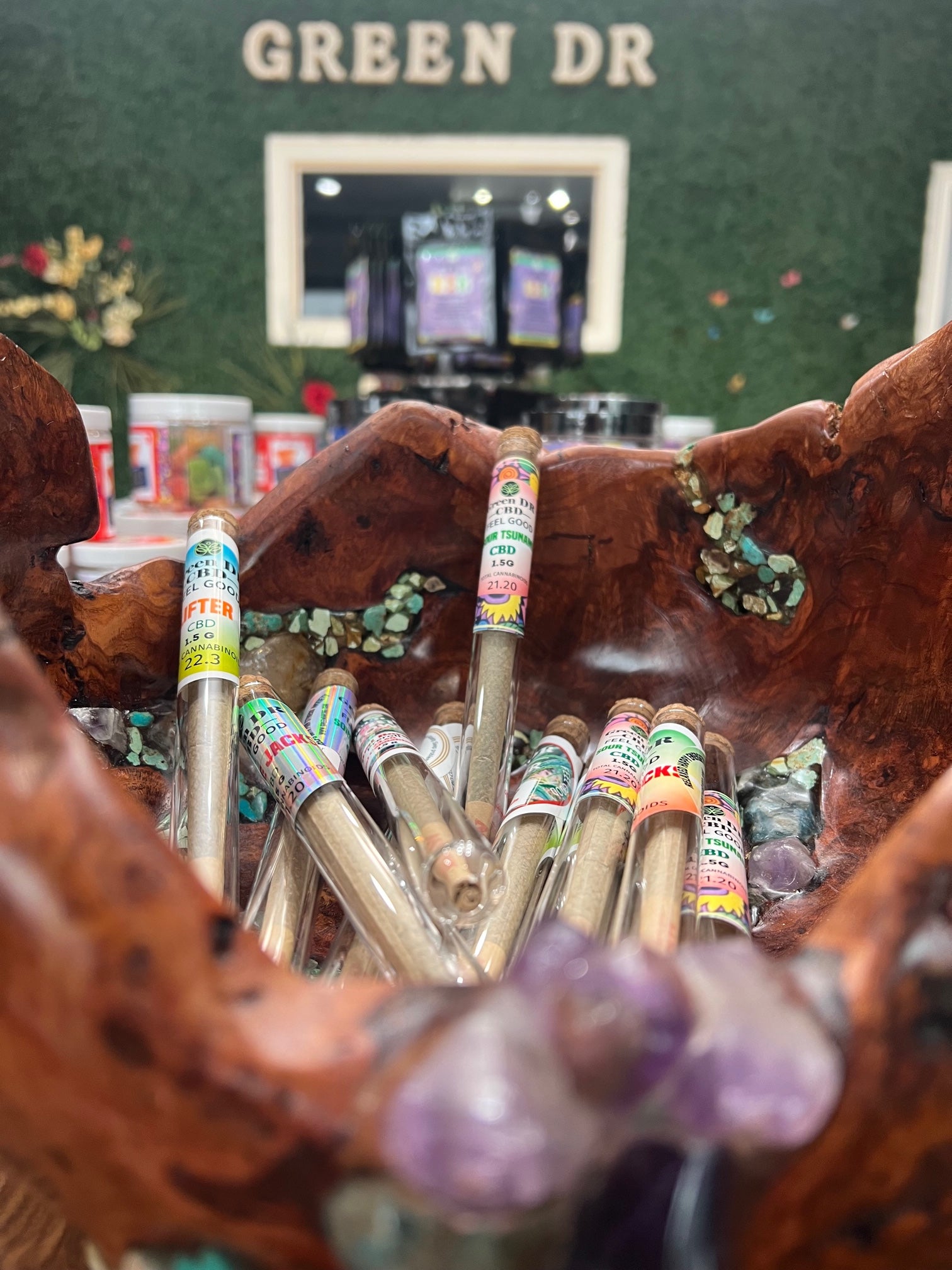 Full Spectrum CBD Pre-Rolls over 20 % of CBD 1.5 grams per pre-roll - The Original Green DR CBD