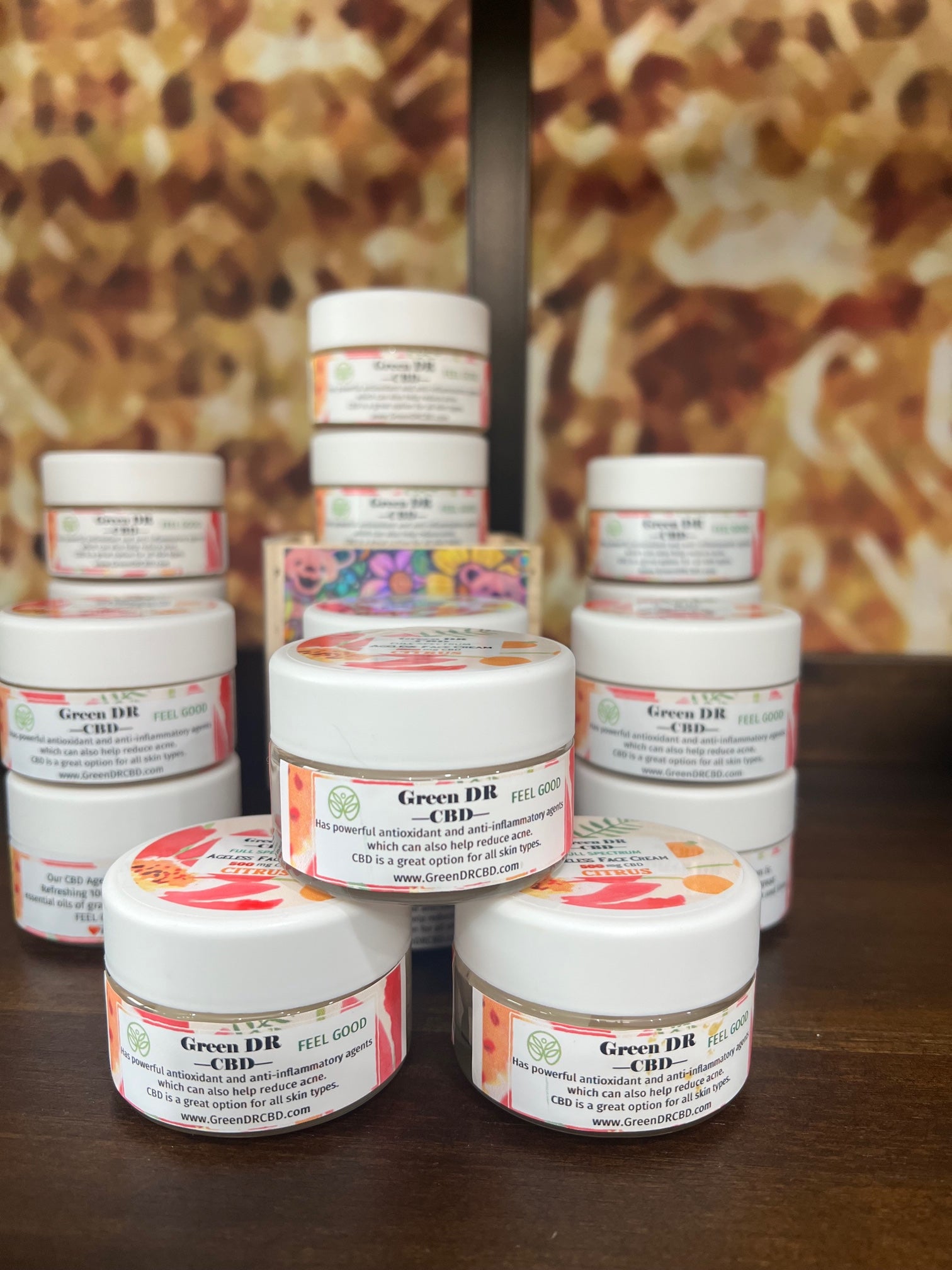 CBD Face cream Ageless Face Cream (500 mg CBD) - The Original Green DR CBD