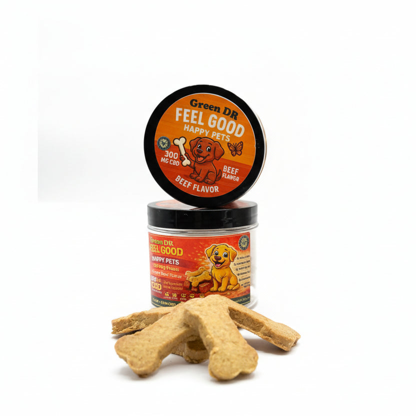 The Best CBD Dog Treats - Beef - The Original Green DR CBD