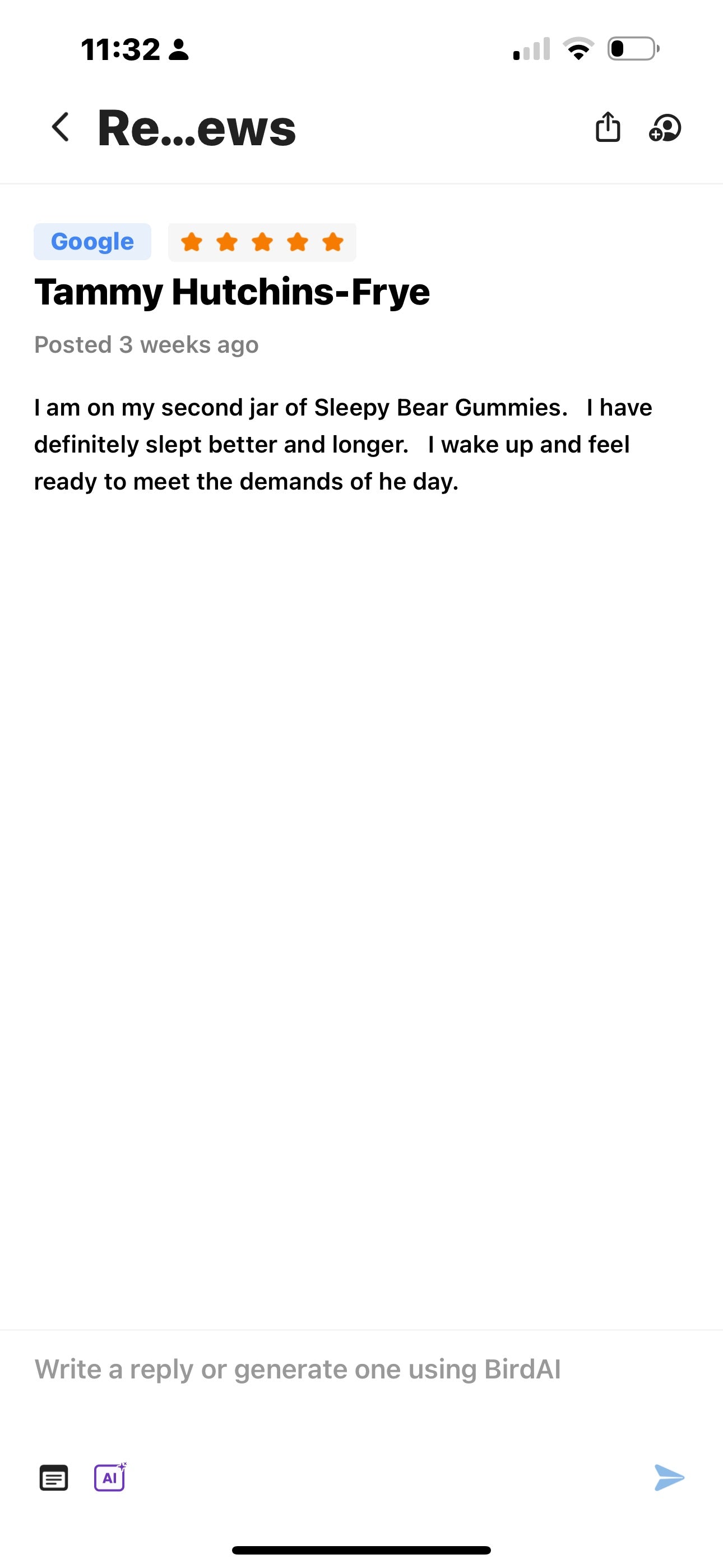 CBD Sleepy gummy Bears our BEST SELLER - The Original Green DR CBD