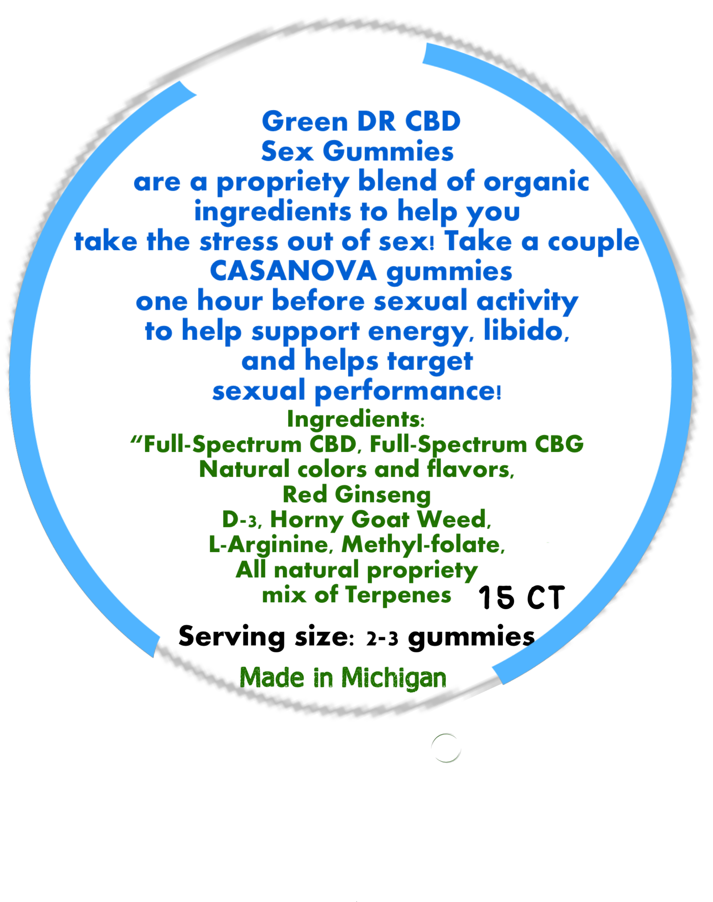Casanova Gummy / We launched CBD Sex Gummies - The Original Green DR CBD