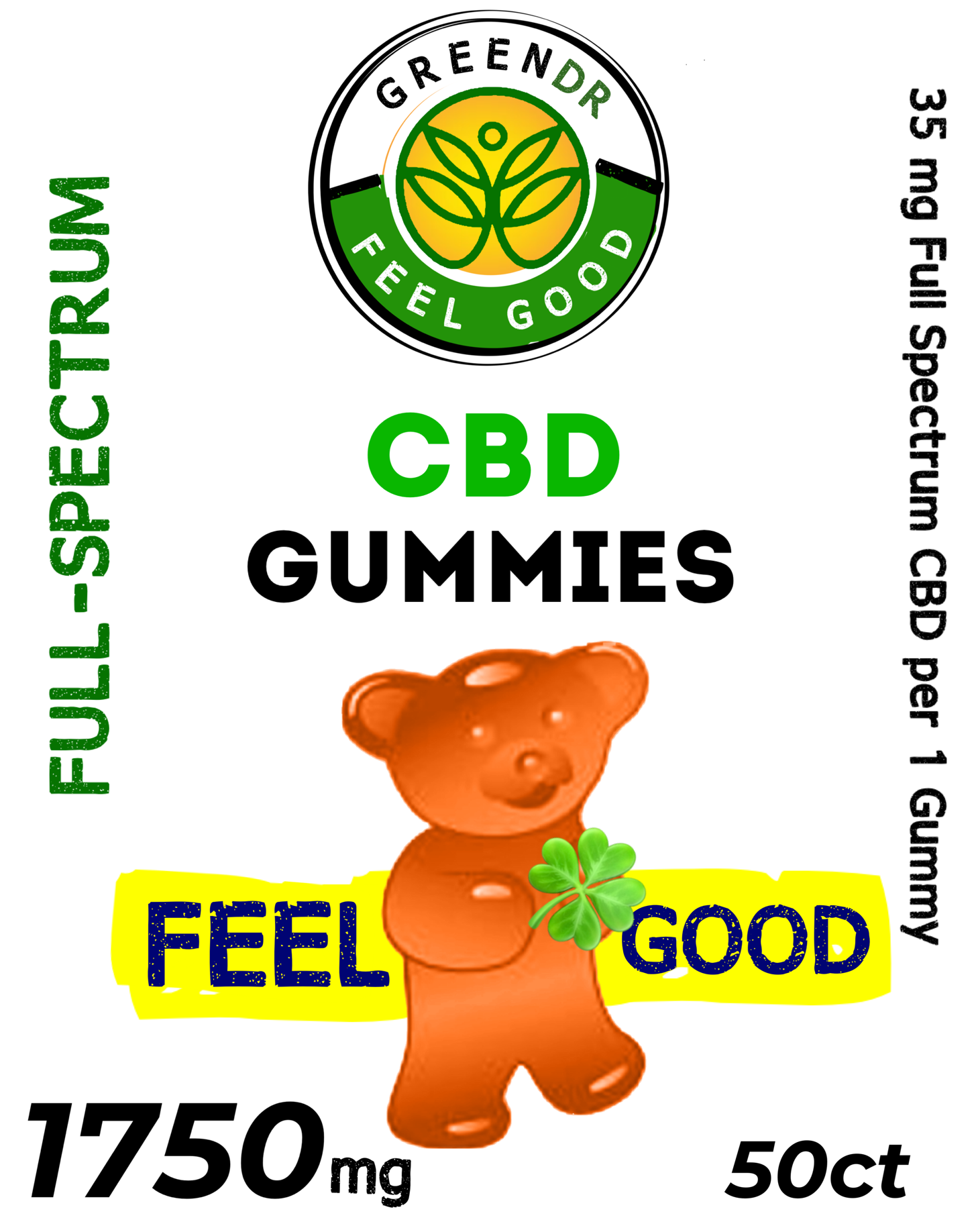 Green DR CBD FEEL GOOD gummies - The Original Green DR CBD
