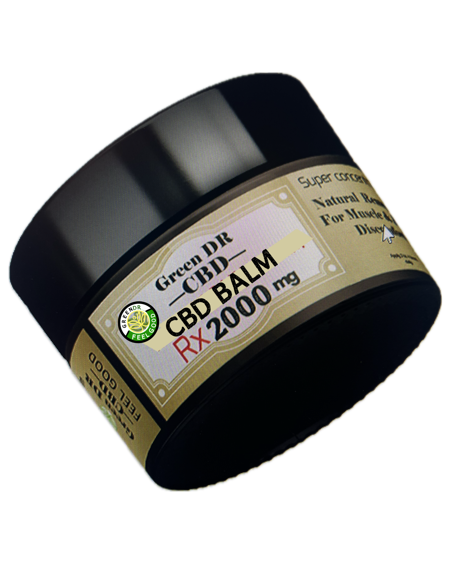 CBD Intense Relief balm (2000mg) full spectrum CBD - The Original Green DR CBD