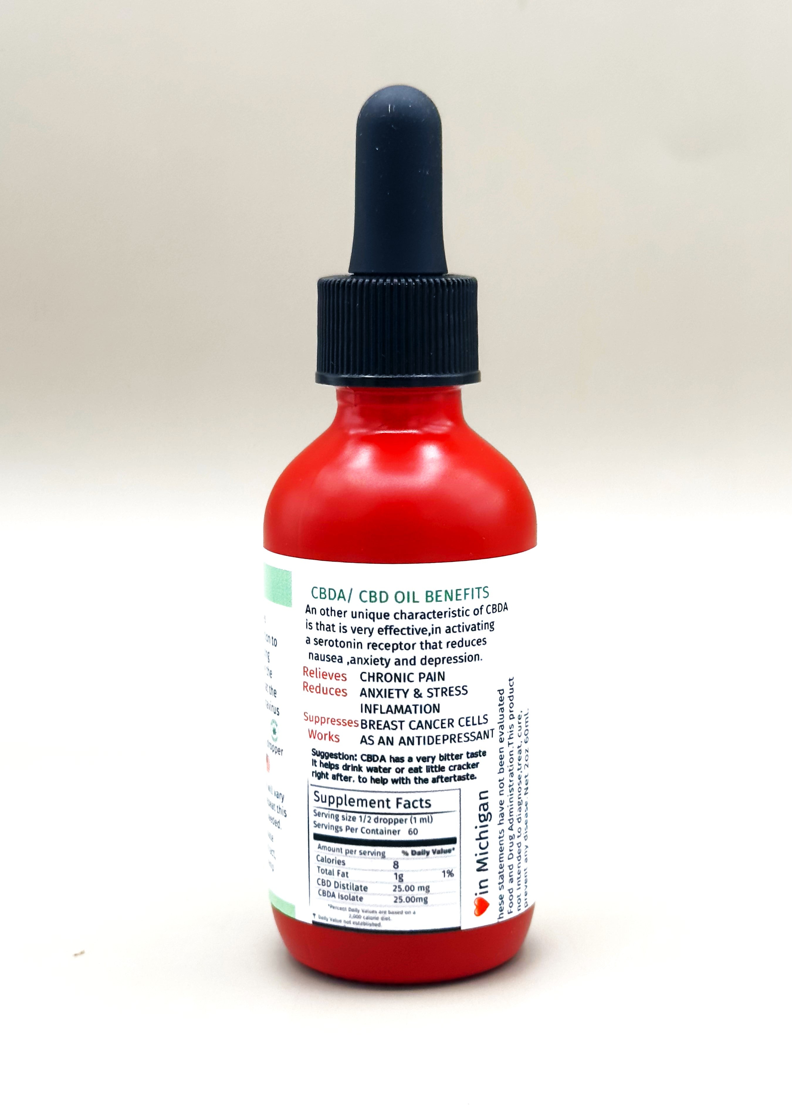 CBDA/CBD immunity support Tincture 3000mg - The Original Green DR CBD