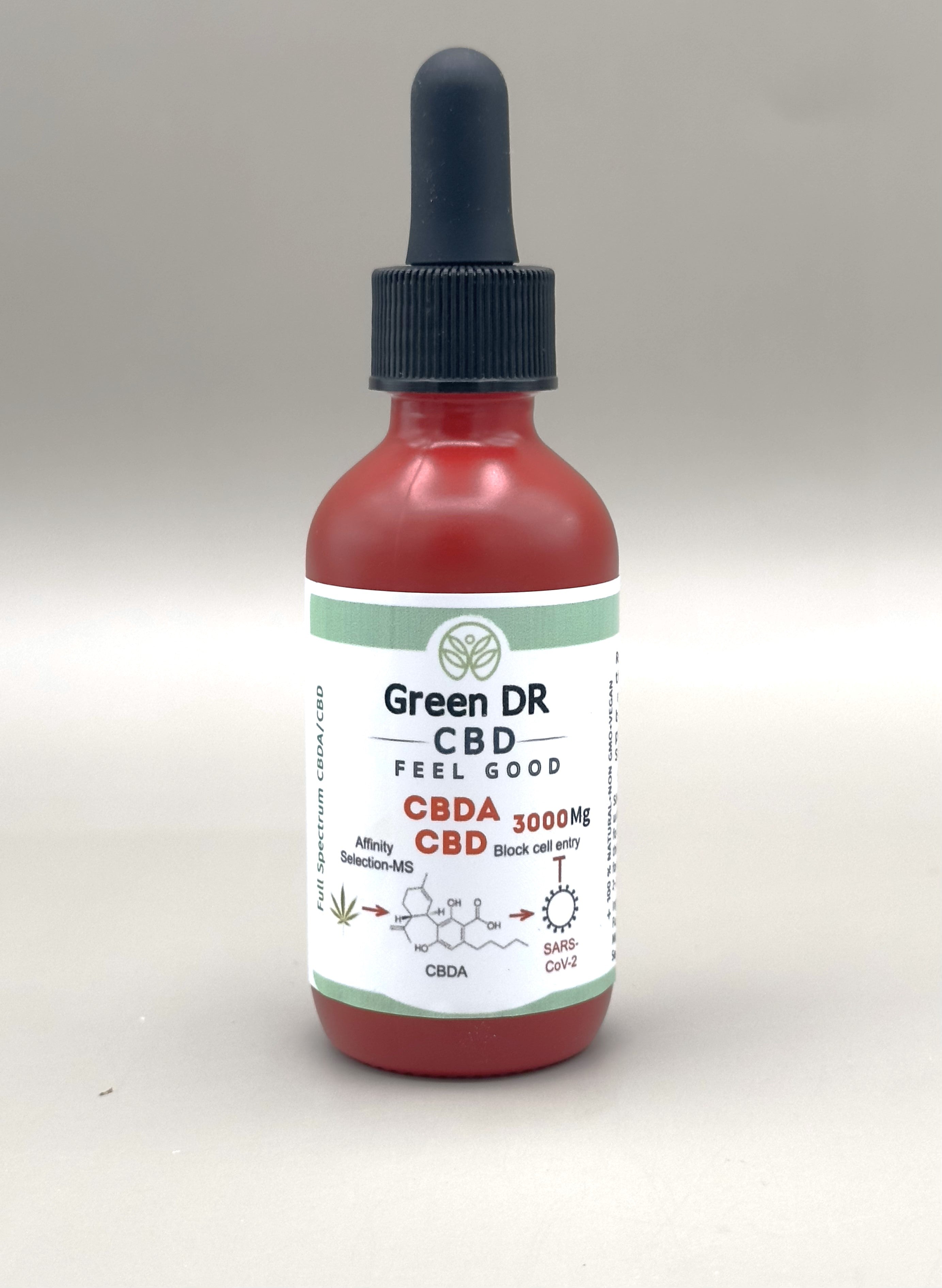 CBDA/CBD immunity support Tincture 3000mg - The Original Green DR CBD