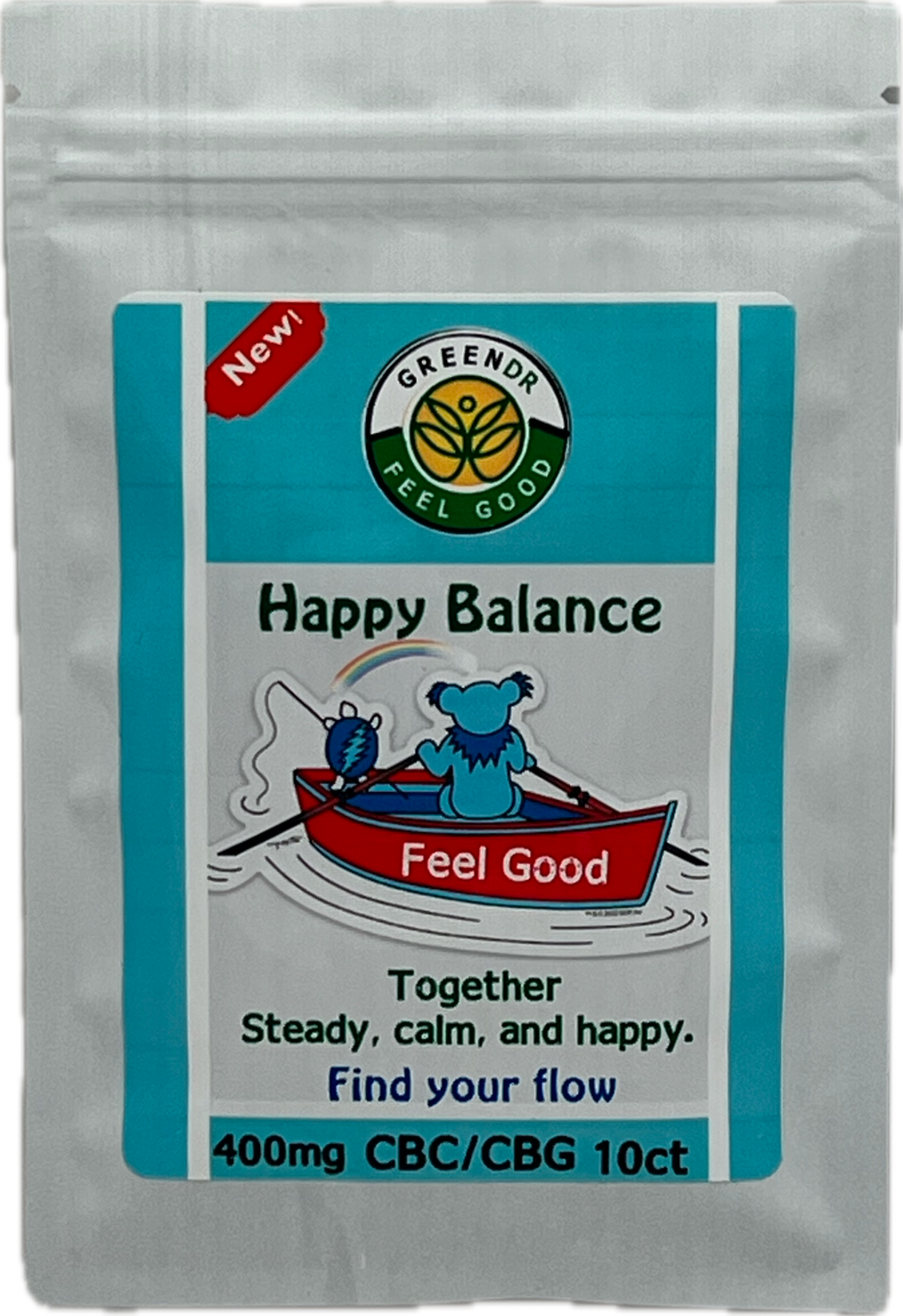CBG + CBC Happy Balance gummies 400 mg