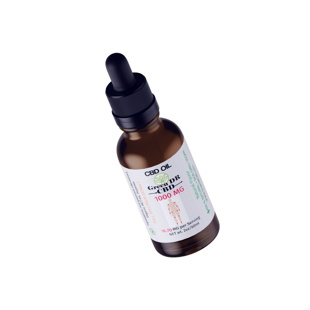 CBD Tincture (1000mg) - The Original Green DR CBD