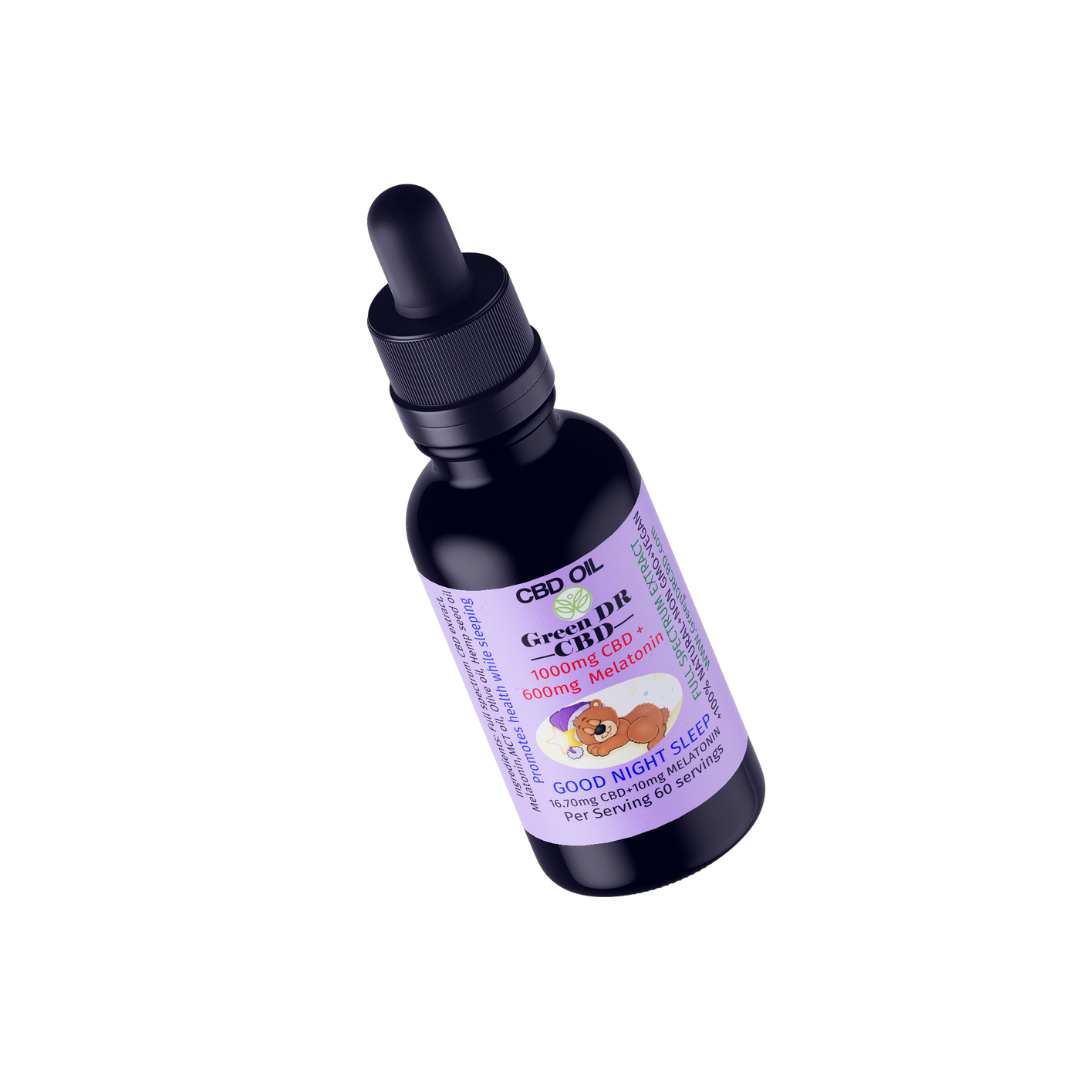 CBD Sleepy Tincture (1000mg CBD + Melatonin) - The Original Green DR CBD