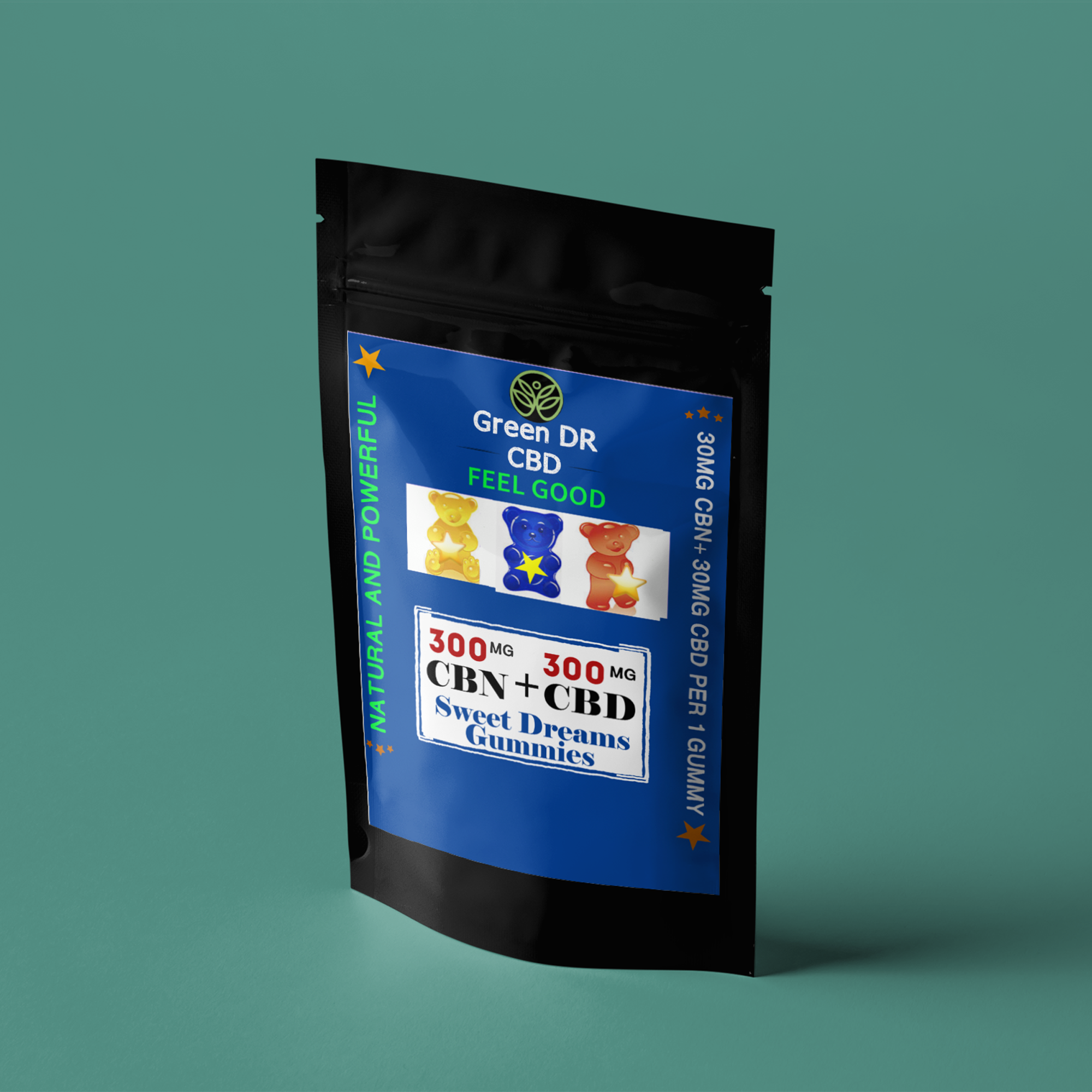 CBN/CBD Sleep Sweet Dream Gummy Bears - The Original Green DR CBD