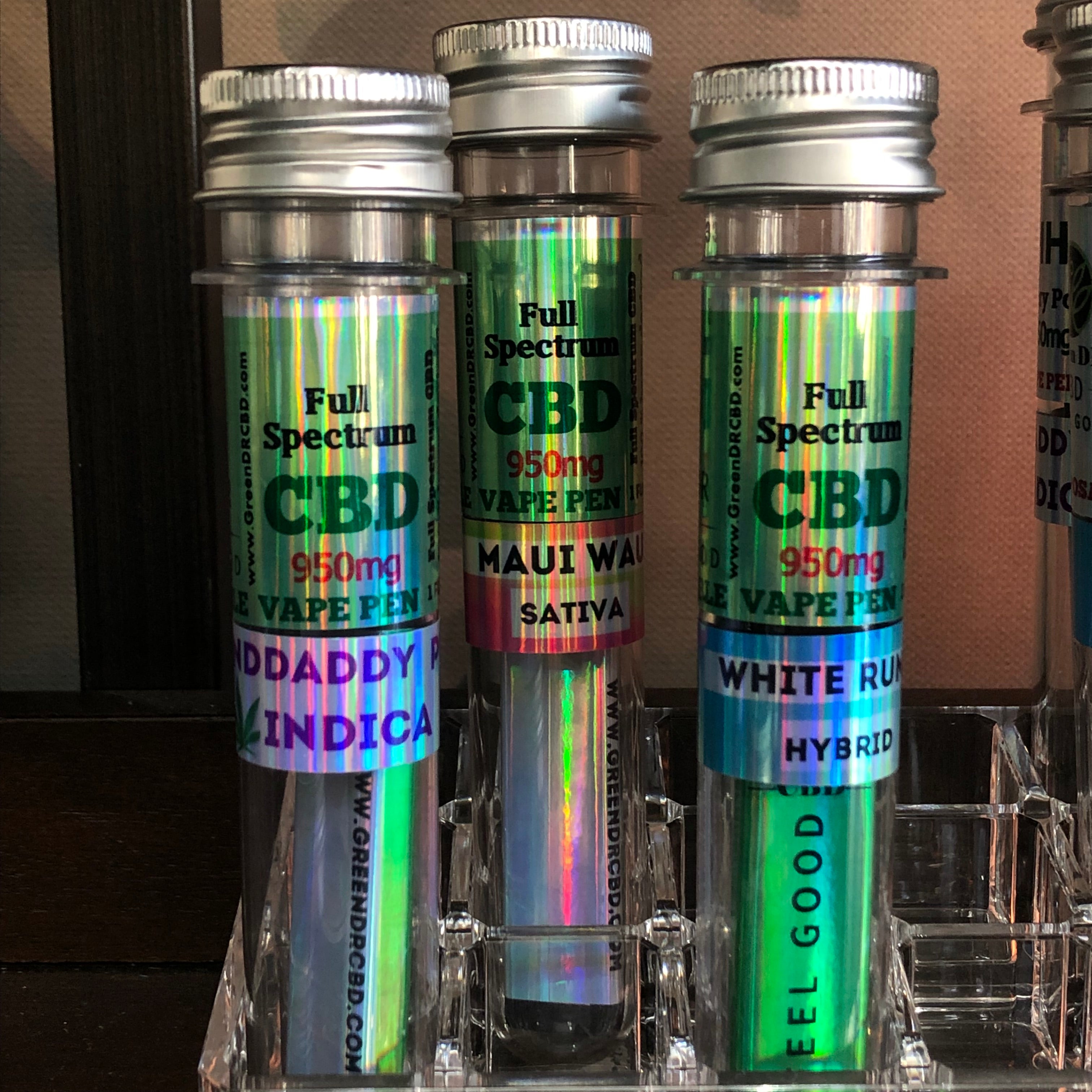 Best CBD Disposable vape pen WITH NATURAL TERPENES - The Original Green DR CBD