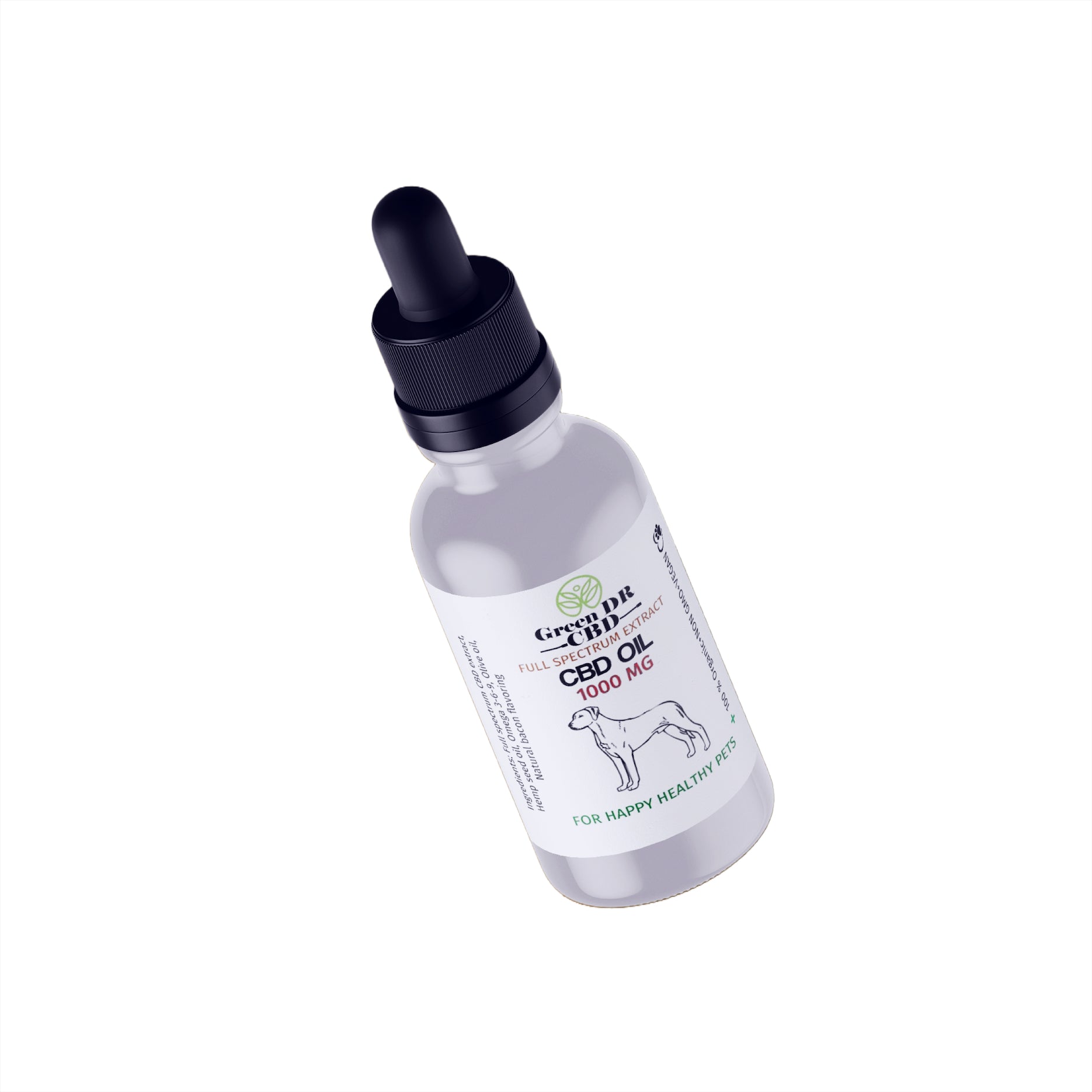 CBD oil for Dog / Pet (1000mg) full spectrum - The Original Green DR CBD