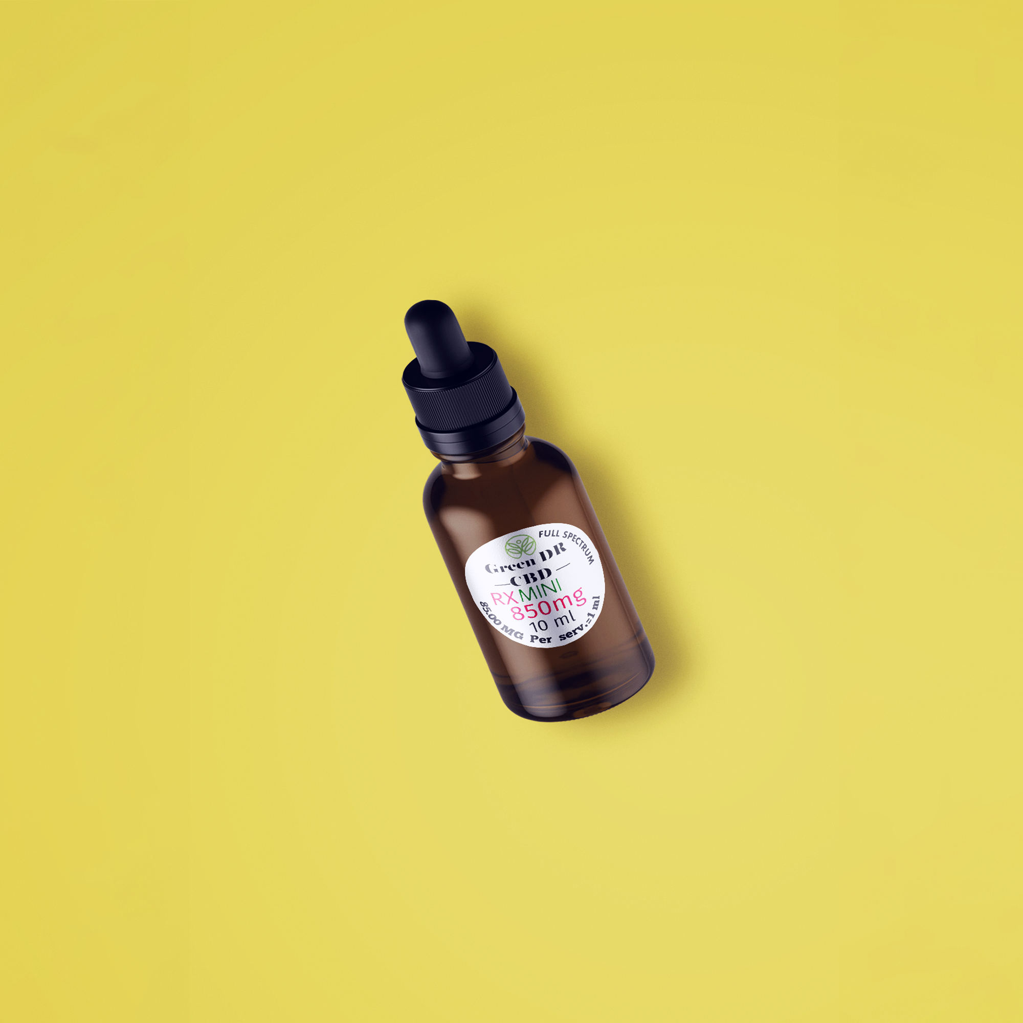 CBD Tincture 850mg - The Original Green DR CBD