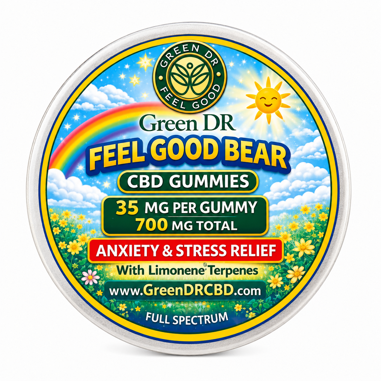 CBD Gummies for Anxiety & Stress Relief | Green DR CBD