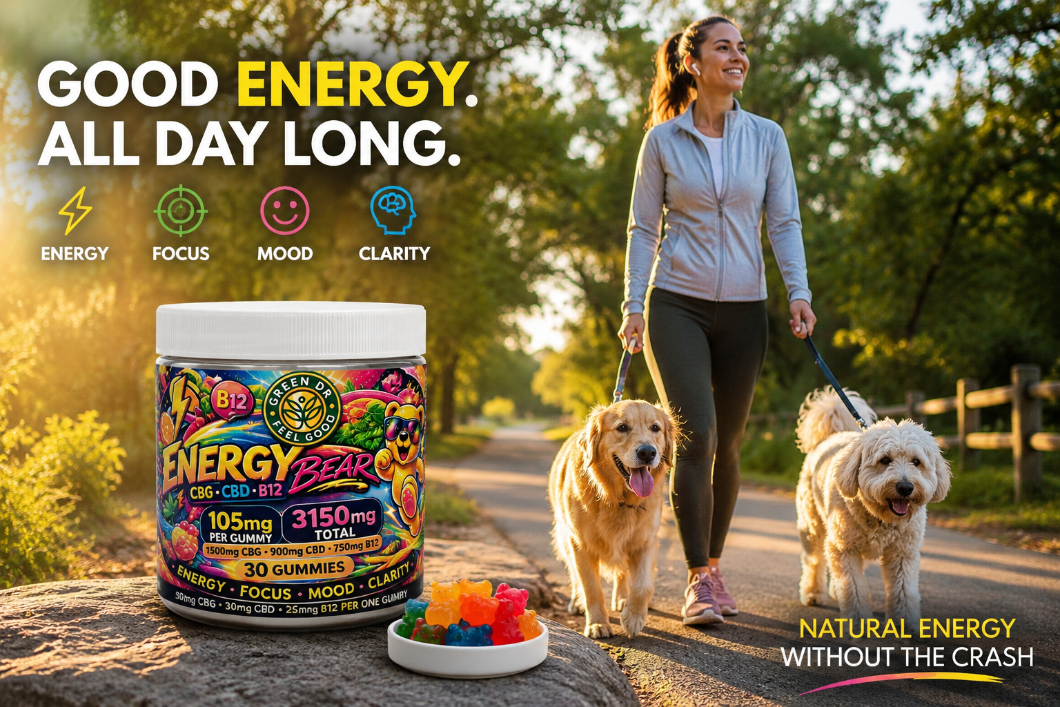 CBD Energy Gummy Bears