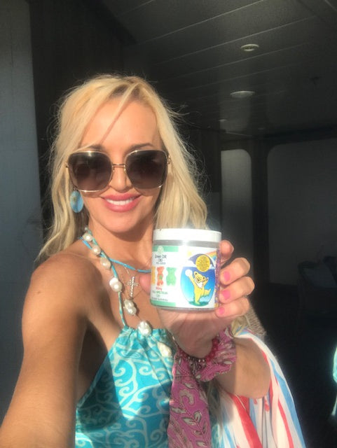 Green DR Full Spectrum CBD gummies are always in my purse where ever we travel we love them they are so helpfull with every day stress