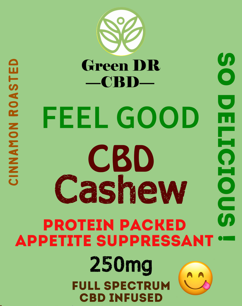 CBD cashews - 250mg CBD Full Spectrum  great way to control appetite