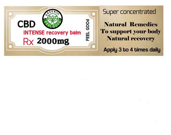 CBD Intense  Relief balm (2000mg) full spectrum CBD