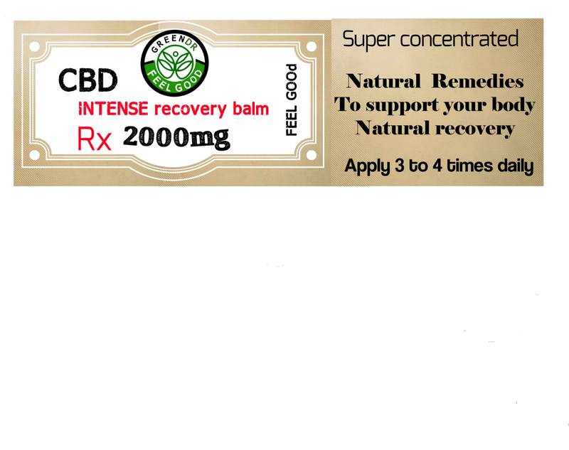 CBD Intense  Relief balm (2000mg) full spectrum CBD