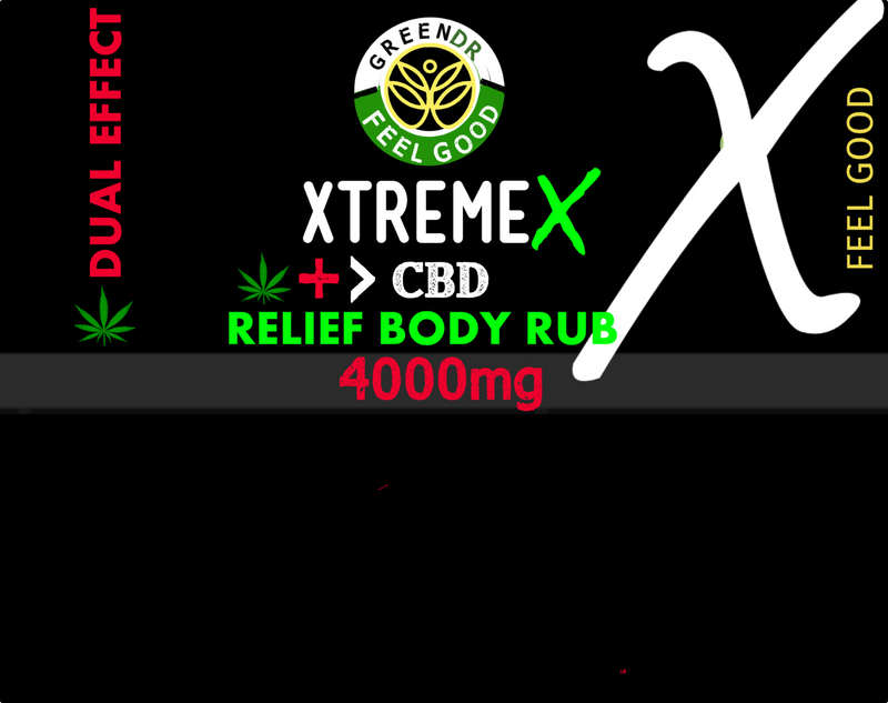 CBD XTREMEX  Relief Rub 4000mg CBD full spectrum