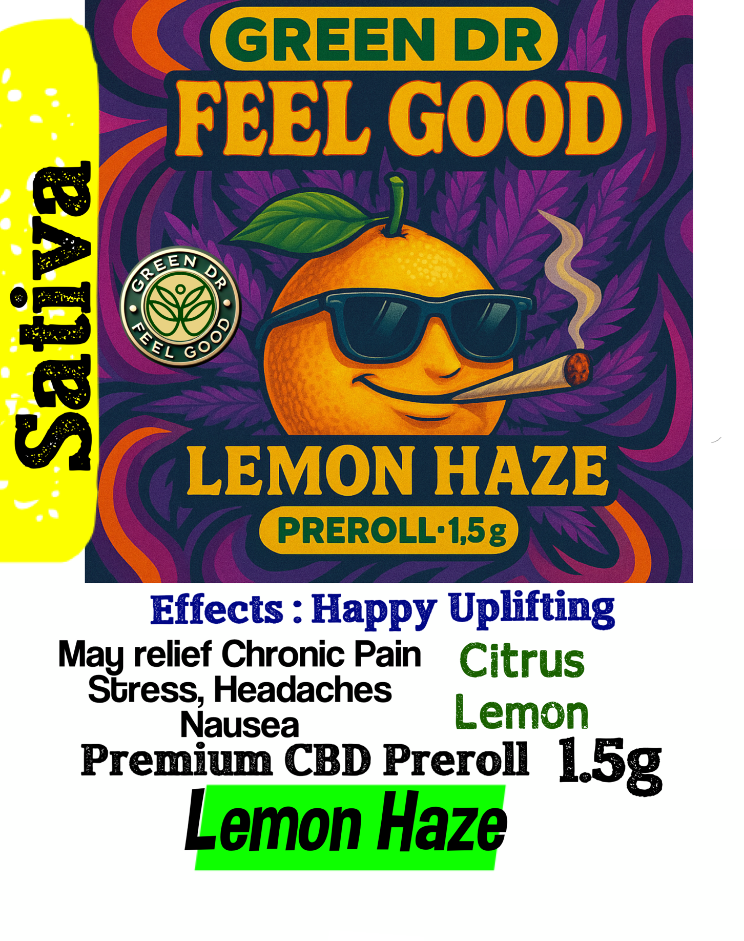 CBD Pre-Rolls over 20 % of CBD 1.5 grams per pre-roll