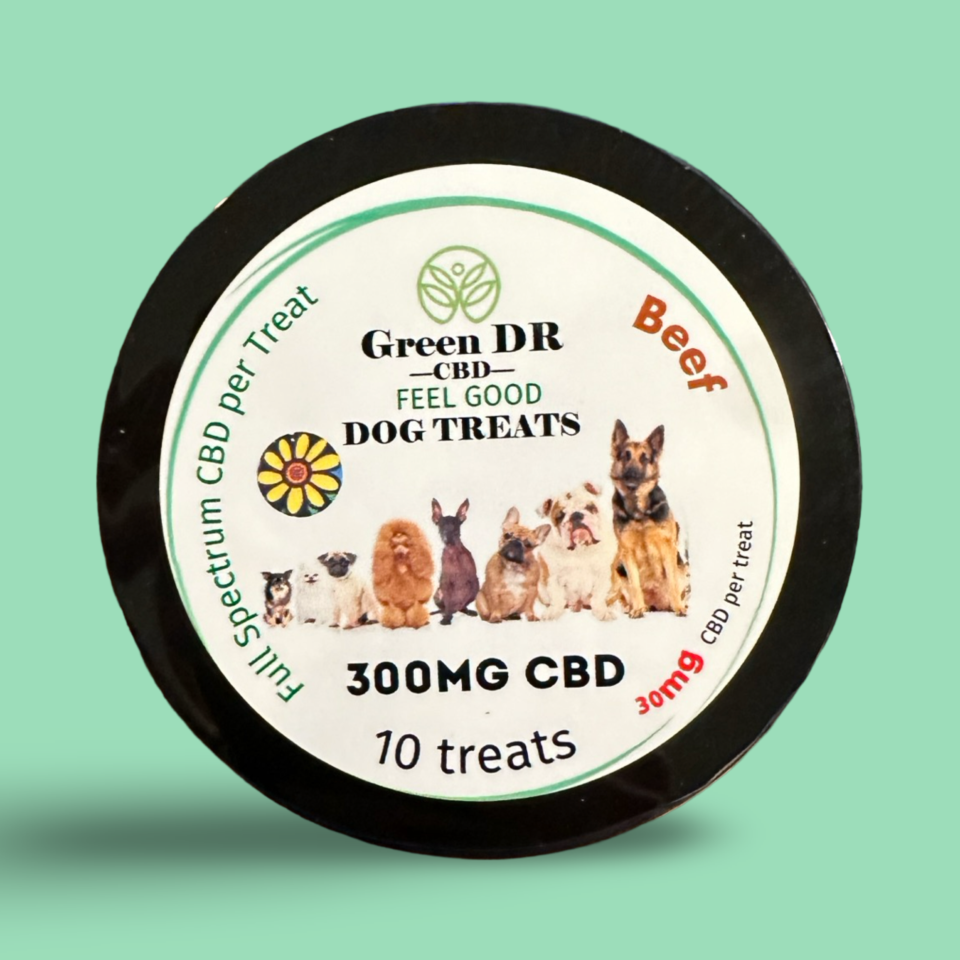  CBD Dog Treats for Anxiety &  Joint Relief-300mg | Green DR- The Original Green DR CBD