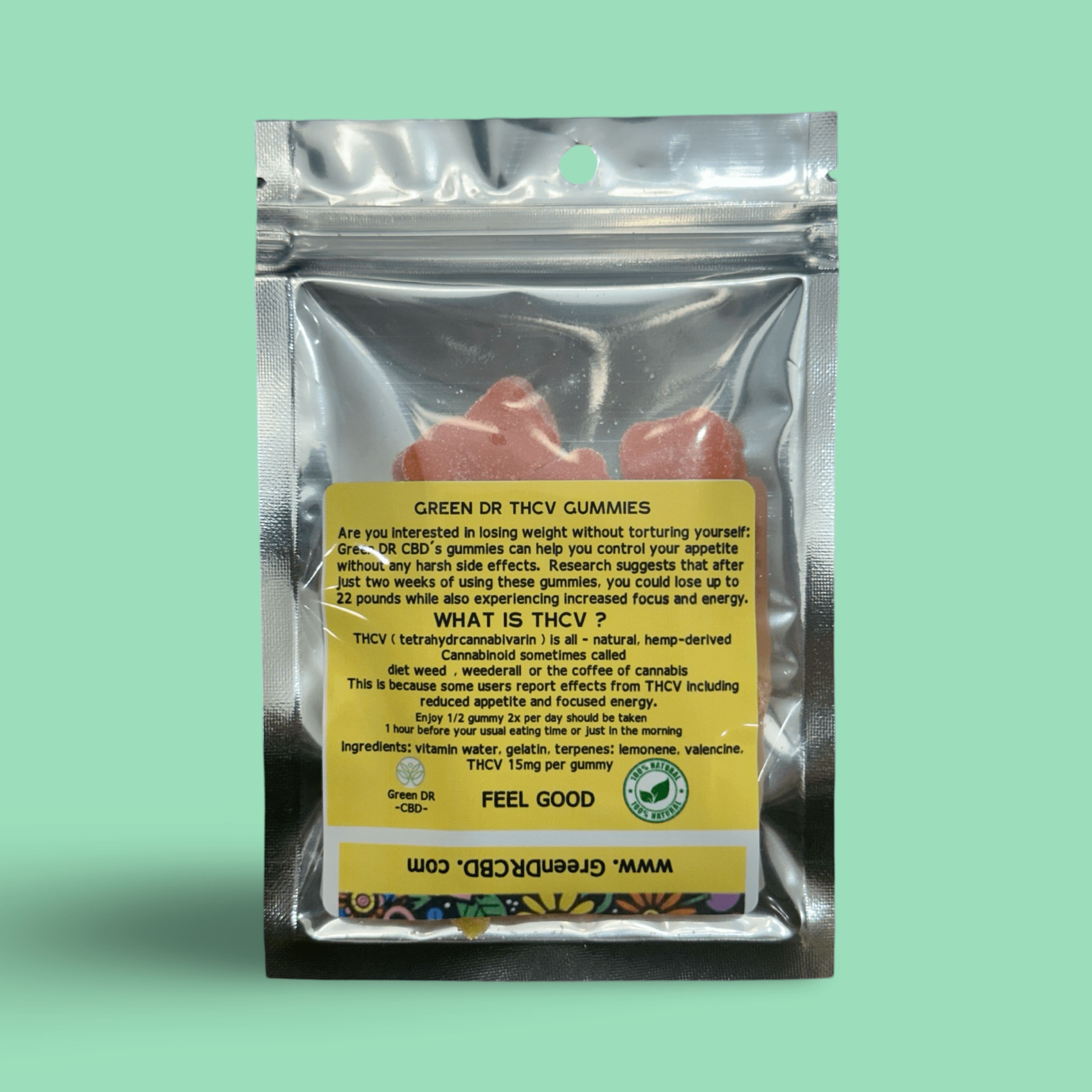 Best THCV gummies  Green DR SLIM BEAR 15mg THCV per gummy - The Original Green DR CBD