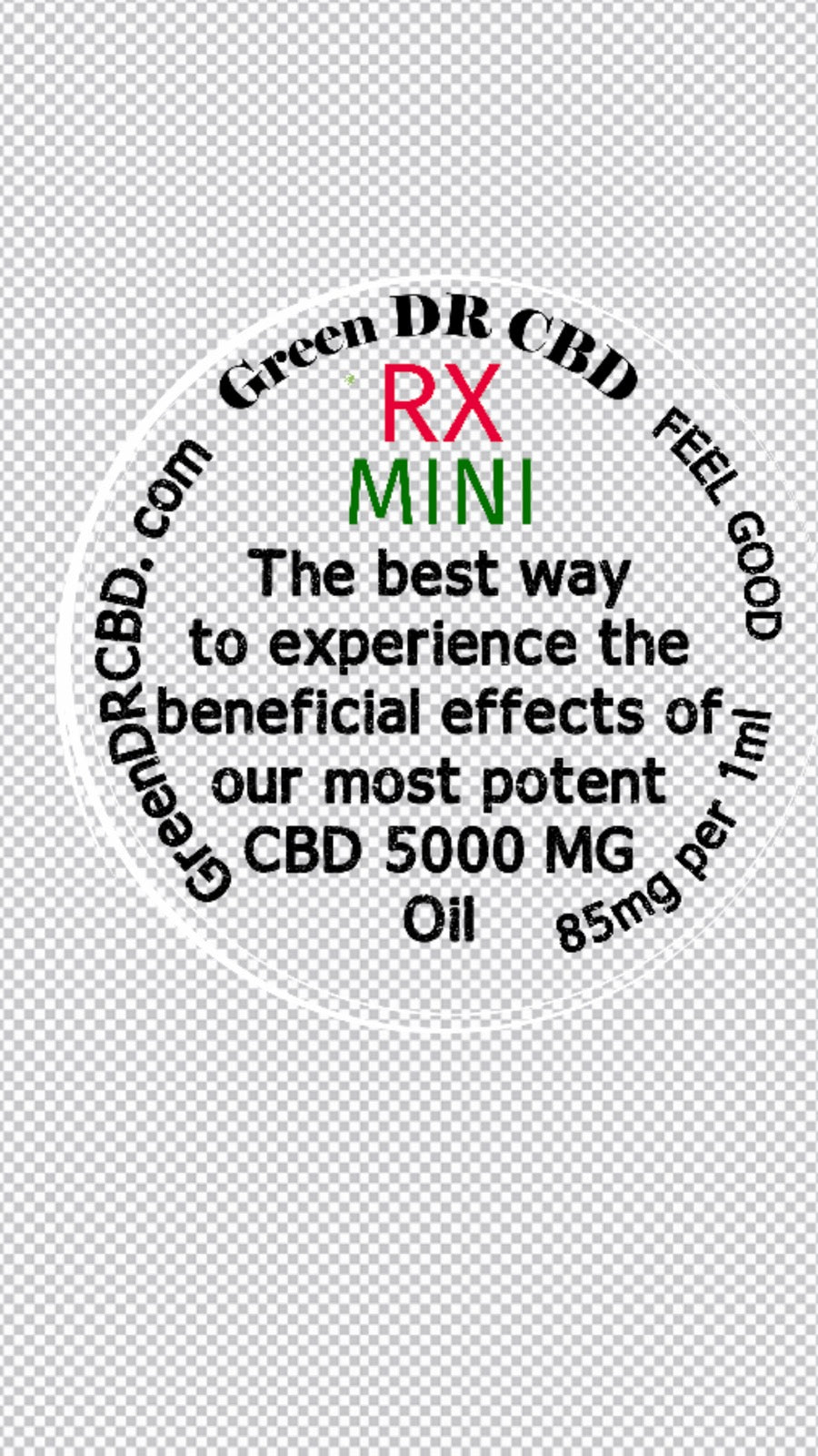 CBD Tincture 850mg - The Original Green DR CBD