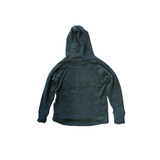 Fuzzy Black Pullover Hoodie