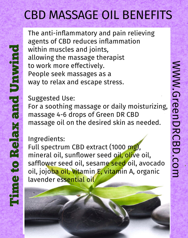 CBD Massage Oil (1000mg)